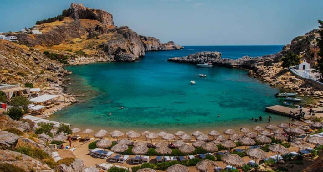 Toulipa Lindos Daire Dış mekan fotoğraf
