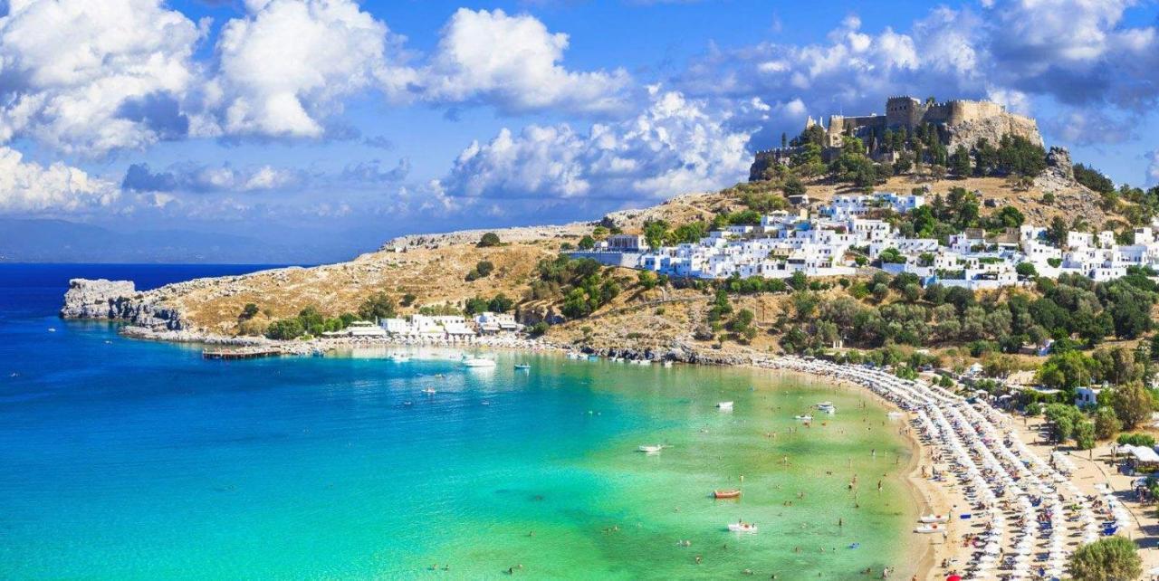Toulipa Lindos Daire Dış mekan fotoğraf